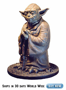 Limited Edition Bronze Yoda Statue